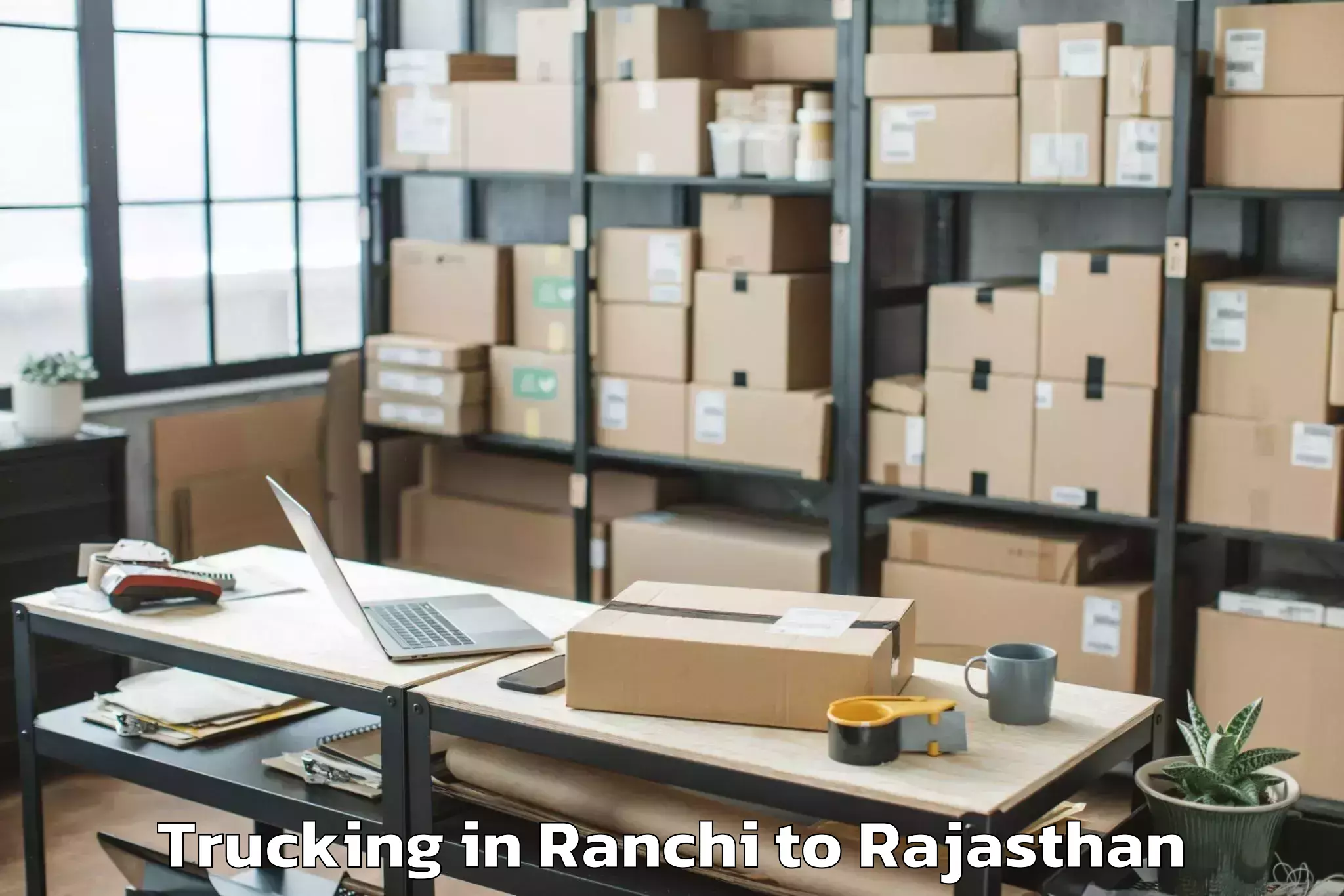 Affordable Ranchi to Shahpura Jaipur Trucking